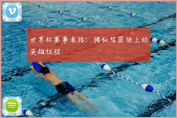 世界杯赛事表格：揭秘绿茵场上的英雄征程