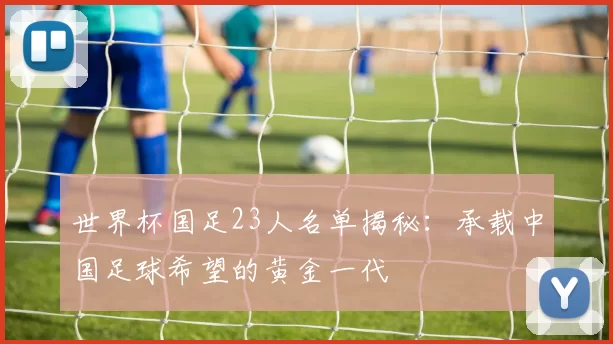 世界杯国足23人名单揭秘：承载中国足球希望的黄金一代