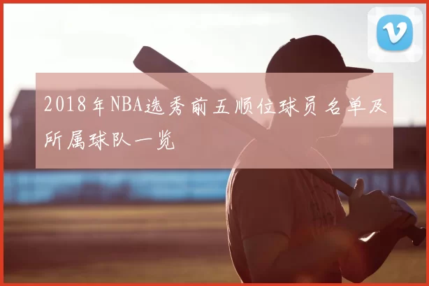 2018年NBA选秀前五顺位球员名单及所属球队一览